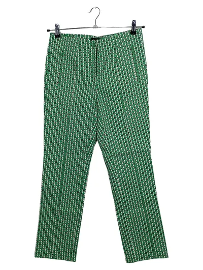 Bexleys Woman Stoffhose Damen Gr. 40 W39 L Grüne Viskose Klassisch