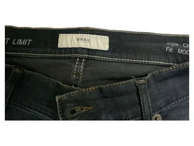 BRAX Herren Jeans Regular Fit Blau Gr. 22 (W33 L38)