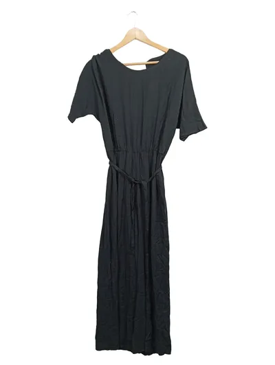 ASOS Design Damen Jumpsuit Schwarz Gr. 40/L Weites Bein Viskose