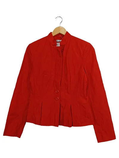 Savannah Leichte Damen Jacke Blazer Rot Gr. 38 Baumwolle Frühjahr Sommer