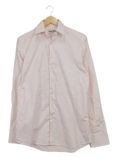 Tailors Mark Business Hemd Herren Gr. 40 Rosa Baumwolle Langarm