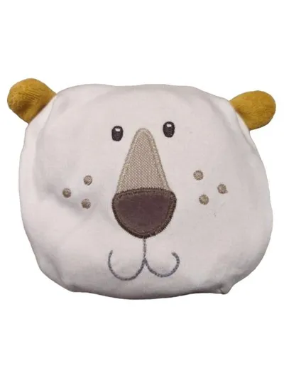 Fehn fehnNATUR Baby Kuscheltier Löwe Bio Baumwolle Weiß 20cm