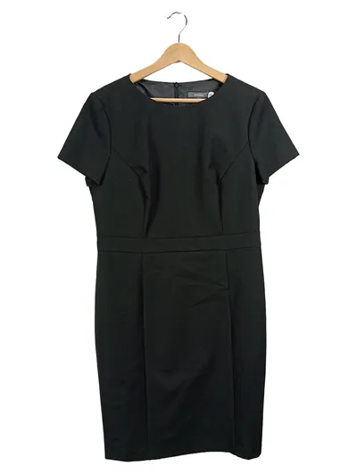 Montego Etuikleid Business Damen Bleistiftkleid Uni Schwarz Gr. 40 L