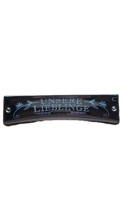 Hohner Unsere Lieblinge Mundharmonika C-Dur Silber Vintage