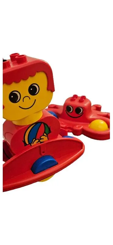 LEGO Duplo Figur Oktopus Spielzeug Set Rot Kleinkind ab 24 Monate