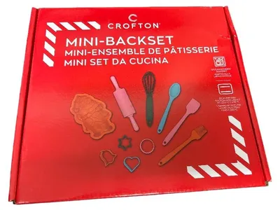 Crofton Mini Backset 11-teilig Silikon Ausstechformen Backzubehör Kinder