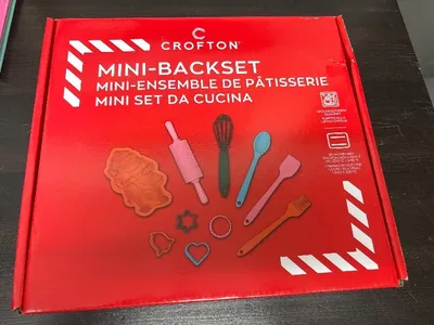 Crofton Mini Backset 11-teilig Silikon Ausstechformen Backzubehör Kinder