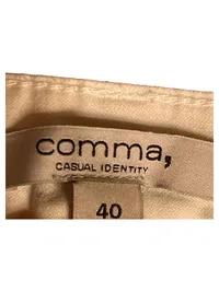 Comma Casual Identity Damen Jeans Straight Leg Weiß Gr. 40 Baumwolle 5