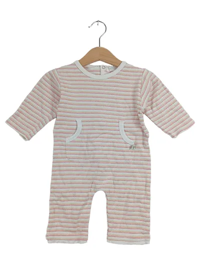 BEEBIES Baby Strampler Schlafanzug Gr. 62 2-6 Monate gestreift Baumwolle