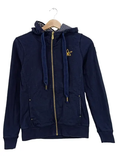 Gaastra Damen Kapuzenpullover Hoodie Jacke Gr. S Blau Maritime