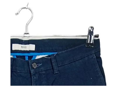 BRAX Herren Stoffhose Chino Blau Gr. W31/L30 Baumwolle Casual