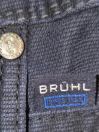 Brühl Herren Jeans Regular Fit Dunkelblau W27 L32 Baumwolle 3