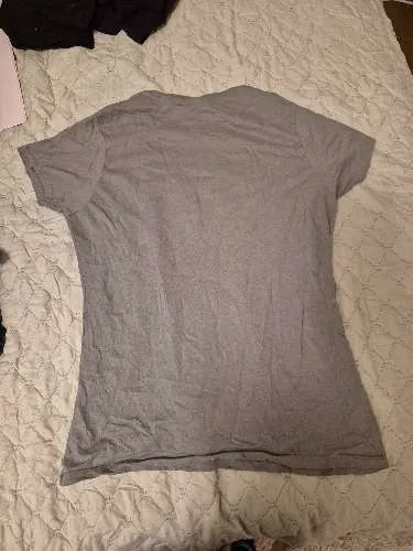 Port & Company Damen T-Shirt Schaf Schlafshirt Gr. M Grau Baumwolle