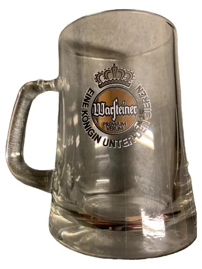 Warsteiner Bierkrug Glas 0,5L Premium Verum Sammlerstück Bierseidel