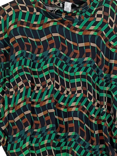 Joseph Ribkoff Damen Bluse Rollkragen Geometrisch Mehrfarbig Gr. 38