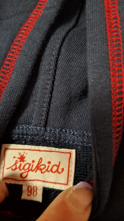 Sigikid Kapuzenpullover Gr. 98 Segelboot Maritim Sailors Blau Weiß