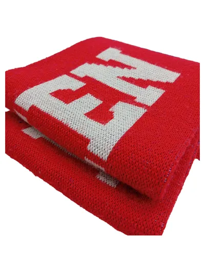 FC Bayern München Fanschal Logo Rot 147cm Herren Sport Freizeit