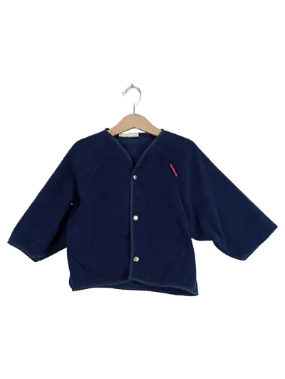 Liliput Fleecejacke Kinder Gr. 98 Dunkelblau Druckknöpfe Polyester