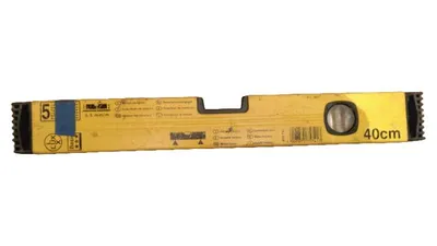 LUX Wasserwaage 40cm Aluminium Gelb Libelle Messwerkzeug Profi