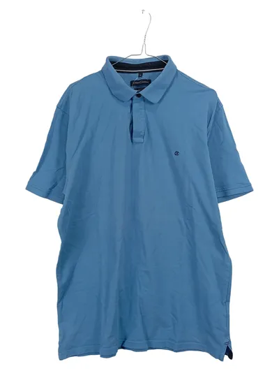 CASAMODA Herren Poloshirt Stretch Blau Gr. XL 54 Kurzarm