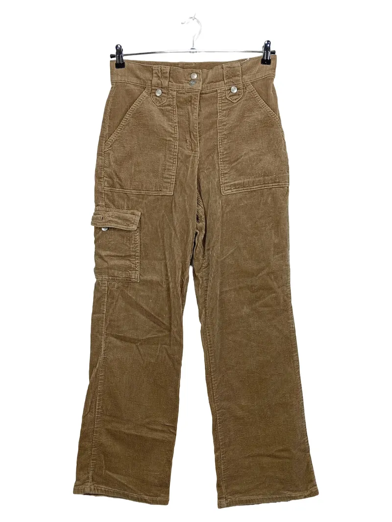 Blue Motion Cordhose Damen Gr. 42 Beige Cargo Baumwolle Casual 1