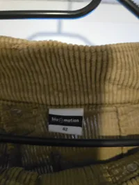 Blue Motion Cordhose Damen Gr. 42 Beige Cargo Baumwolle Casual 3