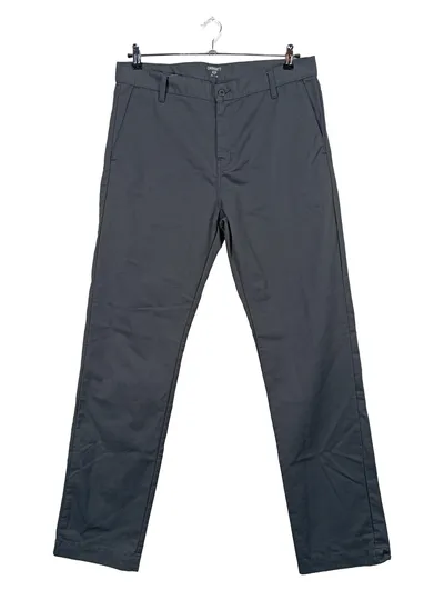 Carhartt WIP Herren Chino Stoffhose Grau W34/L34 Urban Style