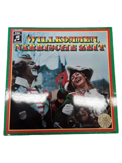 Willkommen Närrische Zeit LP Vinyl EMI Columbia Karneval Schlager