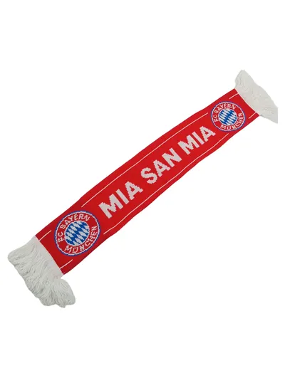 FC Bayern München Fanschal Logo Rot Fransen 64cm