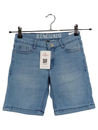 STACCATO Jeans Shorts Kinder Gr. 134 Blau Denim Bermuda Sommer