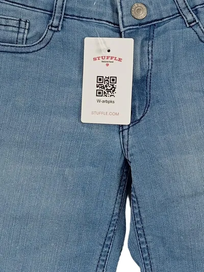 STACCATO Jeans Shorts Kinder Gr. 134 Blau Denim Bermuda Sommer