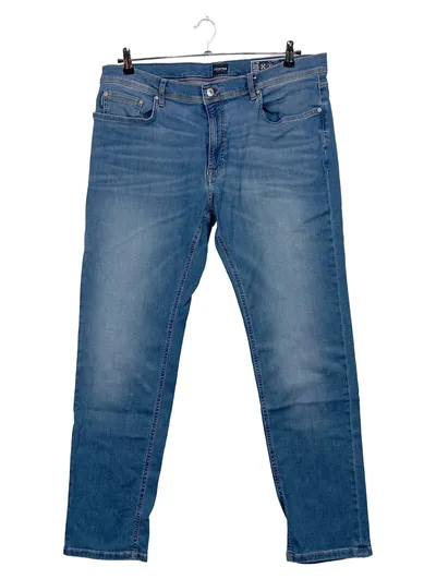 Hechter Paris Regular Tapered Jeans Herren Blau W40 L32 Stretch Baumwolle