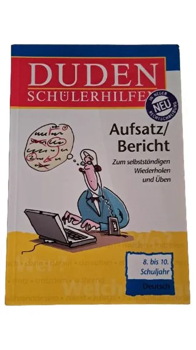 Duden Schülerhilfe Aufsatz Bericht 8-10 Klasse Deutsch Übungsbuch