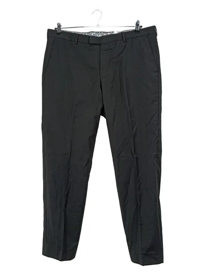 Baldessarini Herren Anzughose Schwarz Wolle Gr. 56 W40 Business Klassisch
