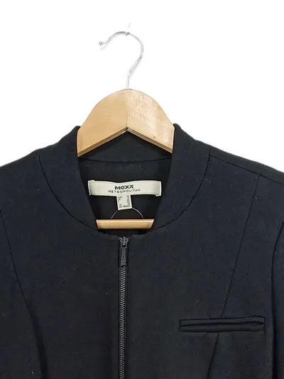 Mexx Bomberjacke Damen Business Viskose Schwarz Gr. 38 M