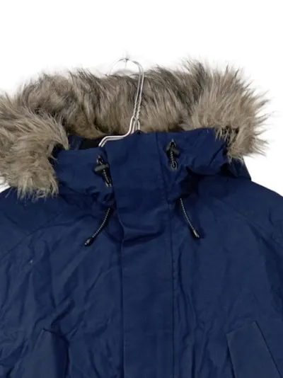 Jack & Jones Herren Parka Blau Gr. L 50 Outdoor Kapuze Fell Nylon