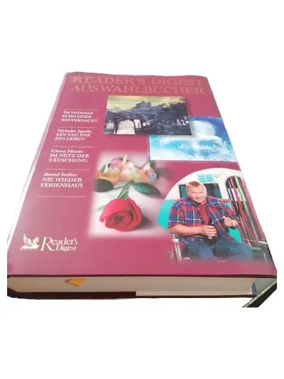 Reader's Digest 4 Romane Hardcover Krimi Liebesroman Thriller Comedy