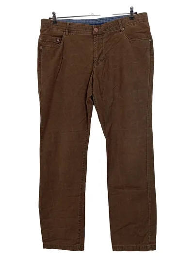 Eurex by Brax Herren Cordhose Braun Gr. 27 Baumwolle Klassisch