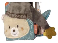 Fehn Stoffbuch Bär Baby Fühlbuch Knisterbuch Soft Book Spielzeug 11cm 2