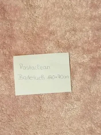 Pastaclean Badetuch 140x70 cm Rosa Uni Mikrofaser weich saugstark