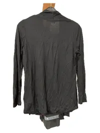 2hearts Damen Langarmshirt Gr. 40 Schwarz Hungry Tired Happy Cardigan 2