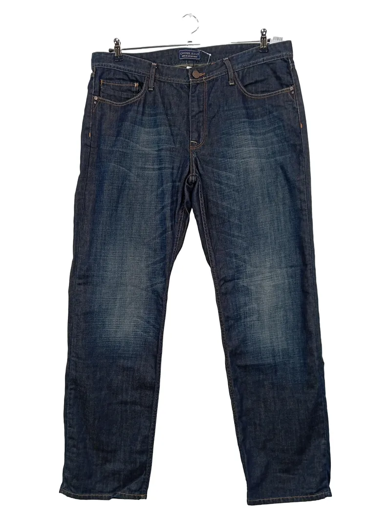Cross Jeans Herren Regular Fit Jeans Hose W38 L33 Blau Denim Baumwolle 1