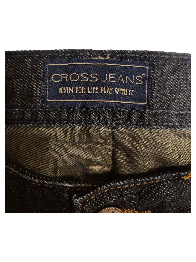 Cross Jeans Herren Regular Fit Jeans Hose W38 L33 Blau Denim Baumwolle 6