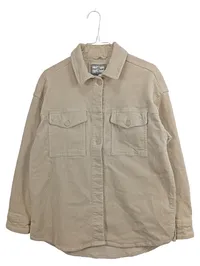 Eight2Nine Cordjacke Damen Beige Shacket Gr. 38 M Baumwolle Freizeit 1