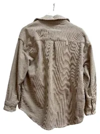 Eight2Nine Cordjacke Damen Beige Shacket Gr. 38 M Baumwolle Freizeit 2