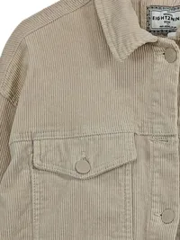 Eight2Nine Cordjacke Damen Beige Shacket Gr. 38 M Baumwolle Freizeit 3