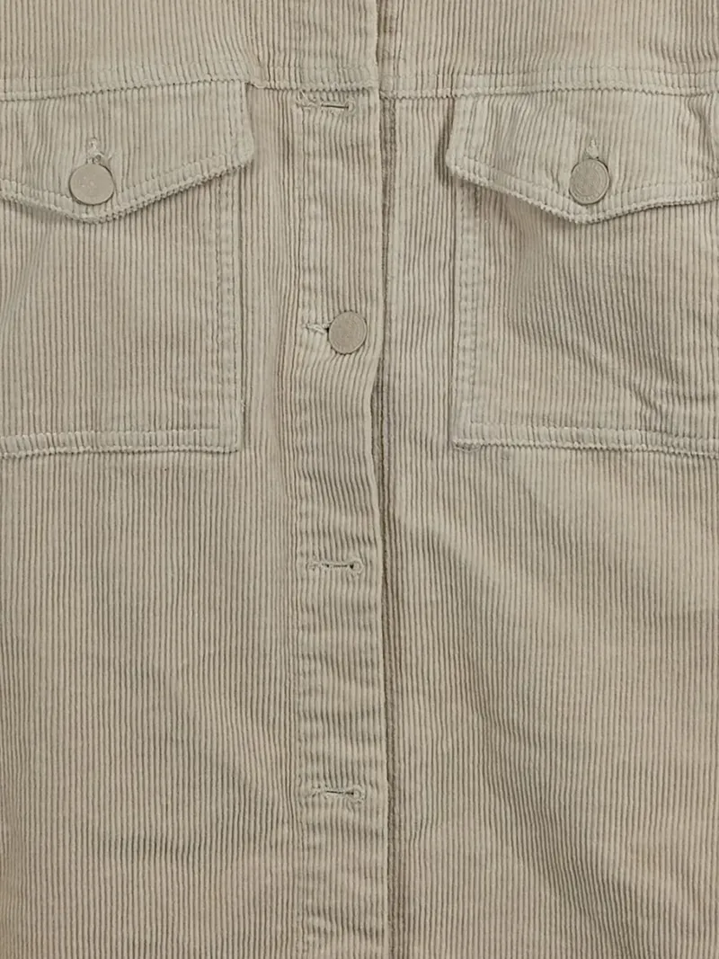 Eight2Nine Cordjacke Damen Beige Shacket Gr. 38 M Baumwolle Freizeit 4