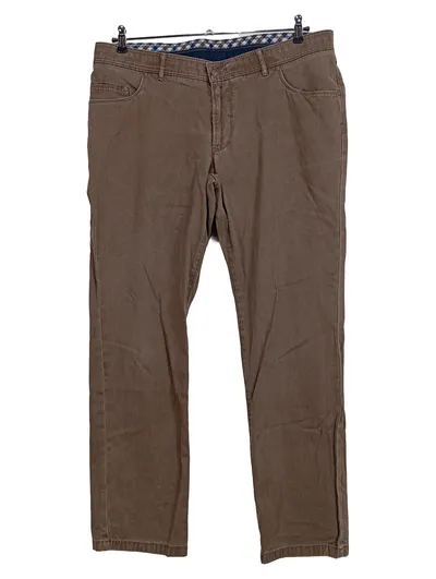 Eurex by Brax Herren Cordhose Braun Gr. 27 Baumwolle Klassisch
