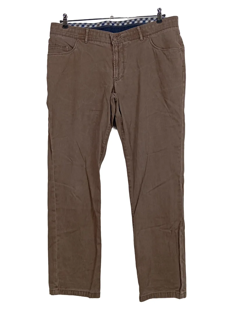 Eurex by Brax Herren Cordhose Braun Gr. 27 Baumwolle Klassisch 1