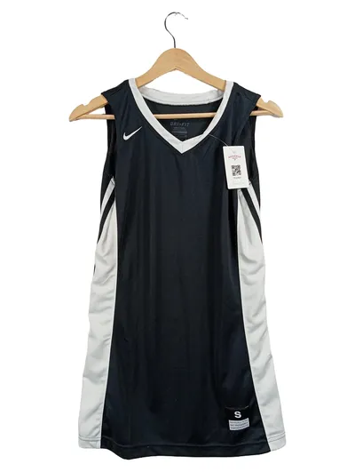 Nike Dri-FIT Basketball Trikot Damen Gr. S Schwarz Weiß Sporttop